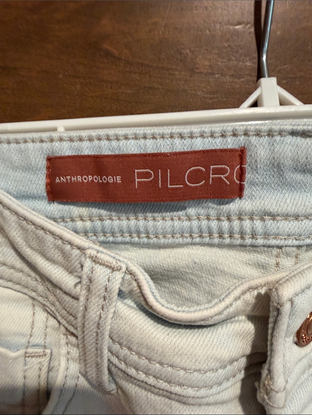 Pilcro embroidered cotton denim jeans - Picture 2 of 6